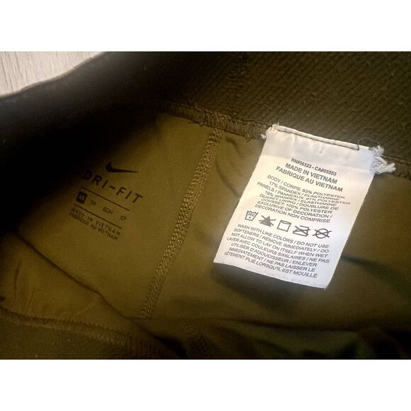 Nike Pro Women’s 8” Compression Shorts – XS Olive Green - Picture 4 of 5